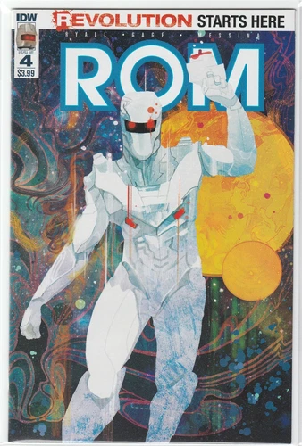 ROM #4 (2016 IDW) CHRISTIAN WARD MAIN COVER ~ UNREAD NM