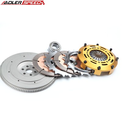 Racing Clutch Twin Disc & Flywheel For 90-05 Mazda Miata MX-5 1.6L 1.8L Standard