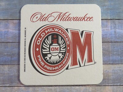 Bier Untersetzer ~ 2005 Old Milwaukee Gär Co Fein Premium Brew ~ Wisconsin