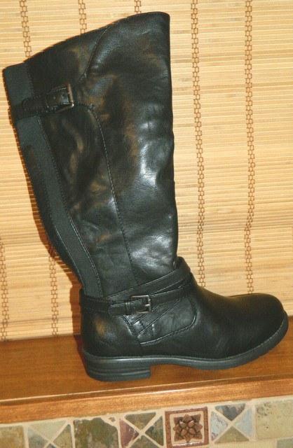 Women's Bear Trap Black Charessa2 Boots Size 5 1/2 M- Wide calf- New in Box | eBay