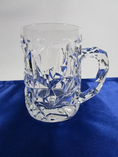 Tiffany & Co. Rockwell International Etched Rock Cut Crystal Beer Mug - Picture 2 of 10
