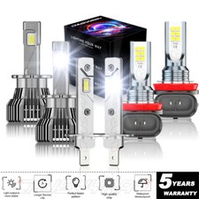 FIT Volvo V70/XC70/S60 2005 2006 white LED Headlights Hi/Low Beam+Fog Driving