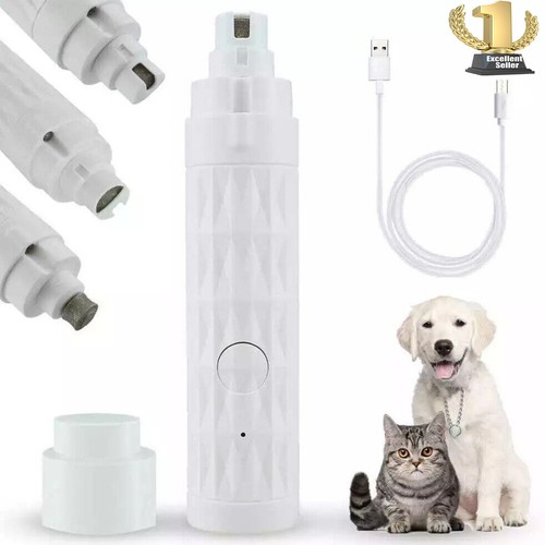 Pet Dog Grinder Trimmer Clipper Electric Nail Grooming Cat Tool File Claw Care