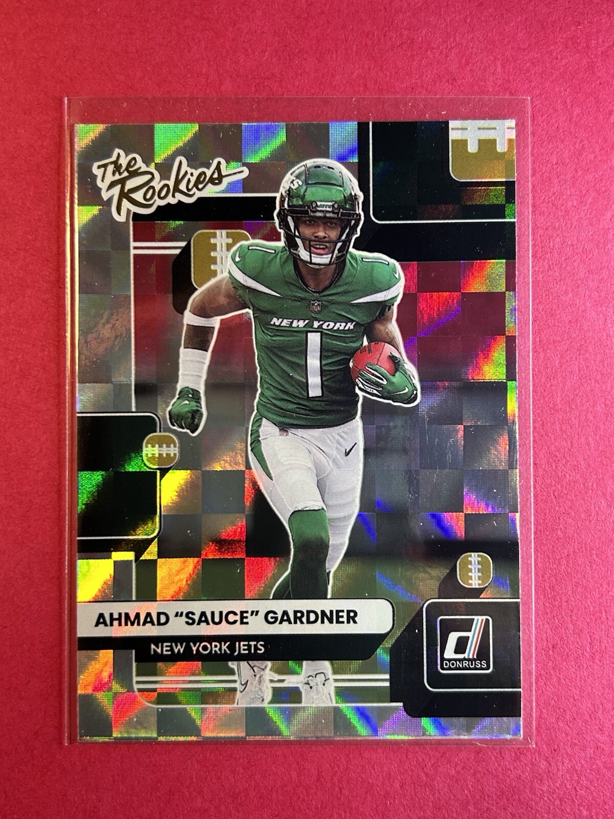 2022 Panini Donruss - The Rookies #TR-27 Ahmad "Sauce" Gardner (RC) - NY Jets