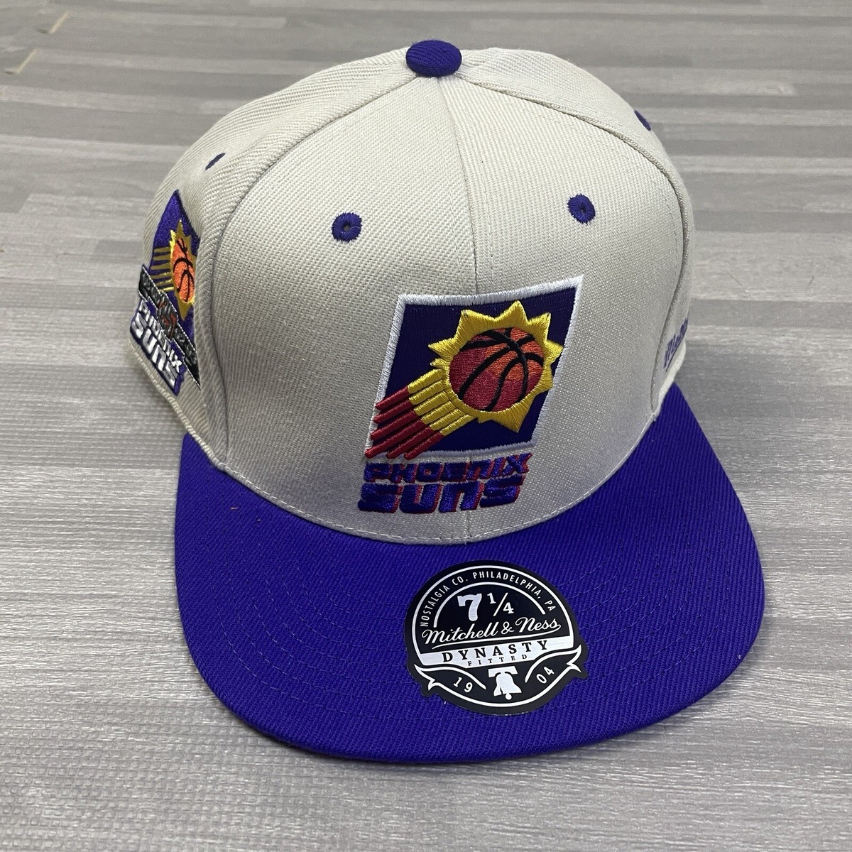 NBA Phoenix Suns HWC '25 Year Patch' Hat Fitted Mens 1/4