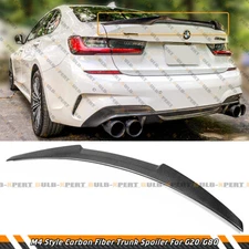 FOR 2019-2025 BMW G20 M340i 330i G80 M3 M4 STYLE REAL CARBON FIBER TRUNK SPOILER