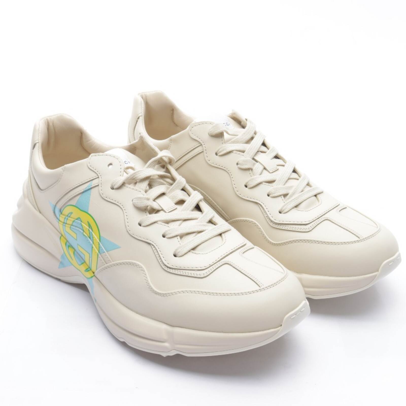 Кроссовки Gucci Wei Blau 48 EUR 14 Neu Rhyton 121190₽