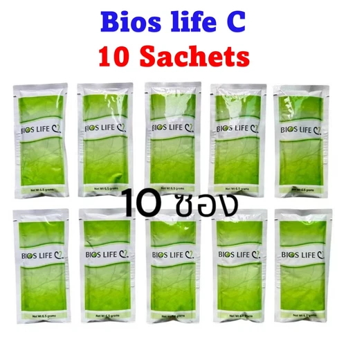 Bios Life C Fiber Drink Control Lower Cholesterol LDL Increase HDL (10 Sachets)