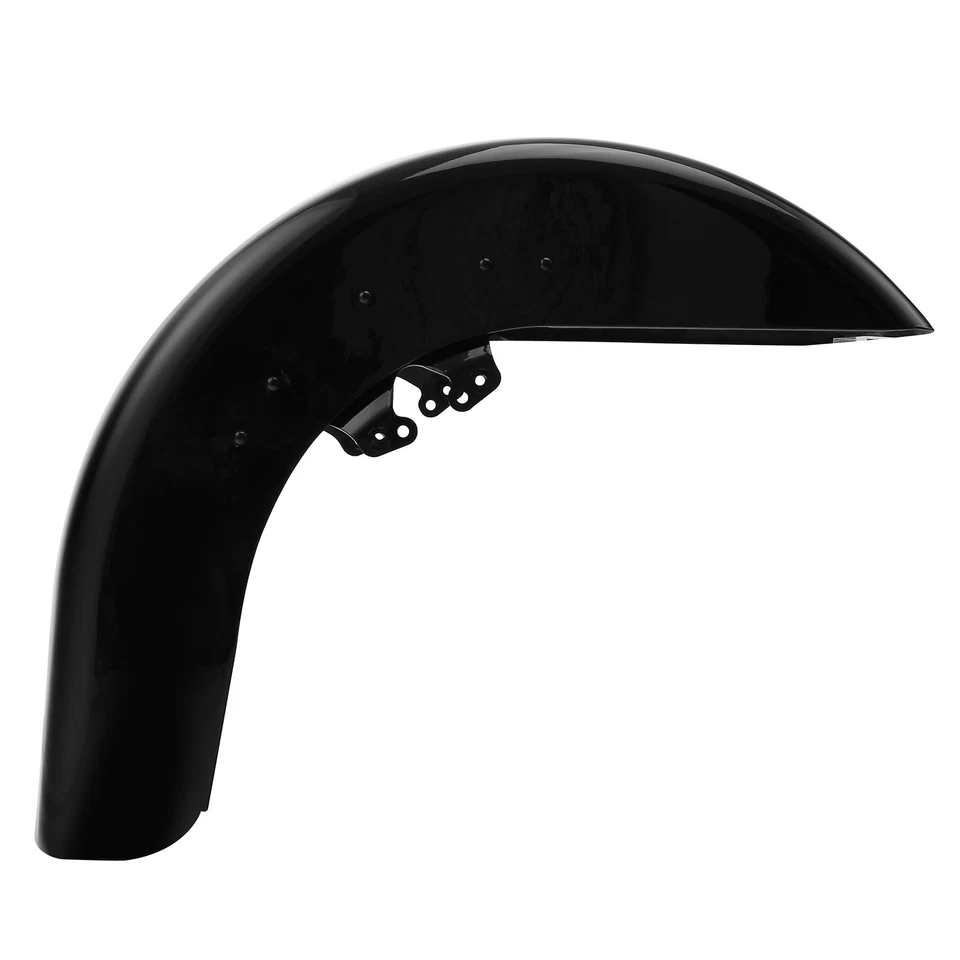 Vivid Black Front Fender Fit For Harley Touring Street Road Glide 2014-2024 2023 - Image 4 of 4