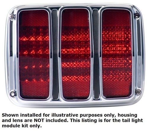 Dakota Digital 1964-66 Ford Mustang LED Replacement Tail Lights System LAT-NR350 - Picture 2 of 3