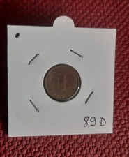 1 Pfennig BRD 1989  D. M&uuml;nchen.