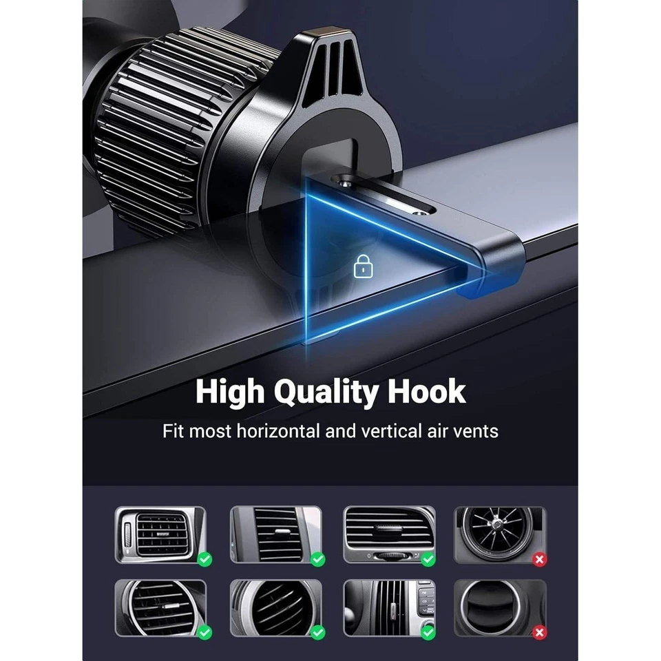 Car Phone Holder Air Vent, Gravity Car Phone Holder Mount Universal Air Vent UK - Image 3 of 4