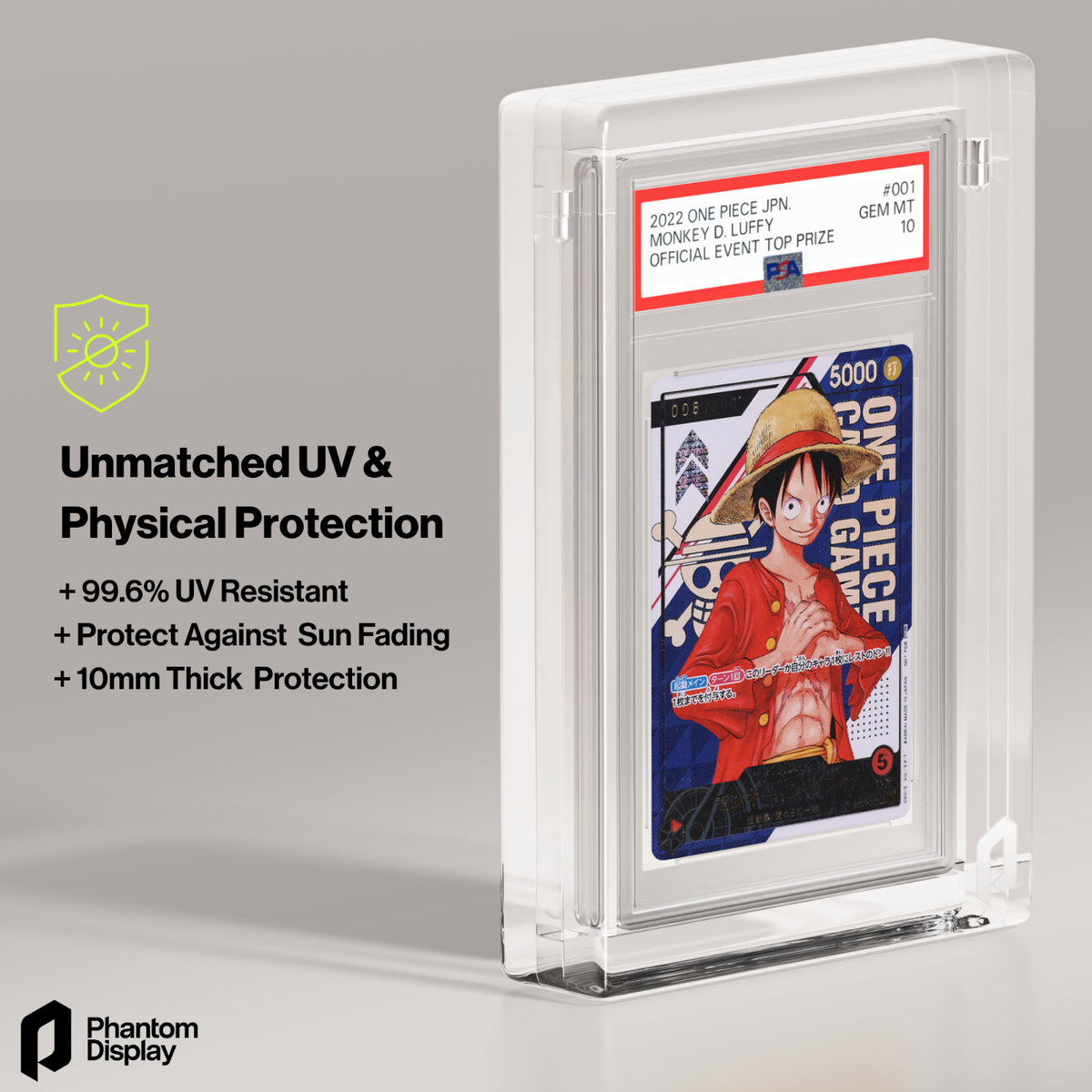 PSA/CGC ULTRA (Rounded) Phantom Display Acrylic Graded TCG