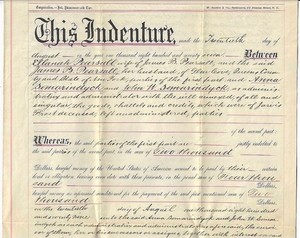 3 New York Documents, 1877 Glen Cove Mortgage, 1917 & 1918 Oyster Bay Tax Levy