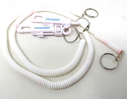 2 Stratosphere Casino Lanyard Coil Cord Player Card Holder Las Vegas NV Nevada