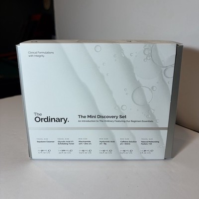 The Ordinary Mini Discovery Set Skin Care Kit Cleanser Toner Serum Moisturizer