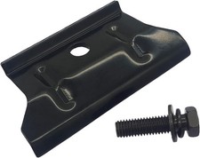 Car Battery Hold Down Bracket, Metal, Floor Mount, Black, Compatible with Kia Bo