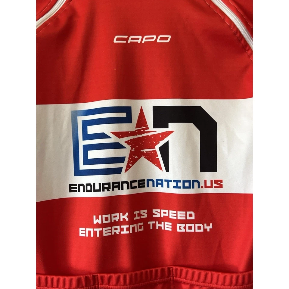 Мужская велосипедная майка CAPO размер S трансформируемая с длинным рукавом/без рукавов Италия велосипед на молнии - Изображение 3 из 4