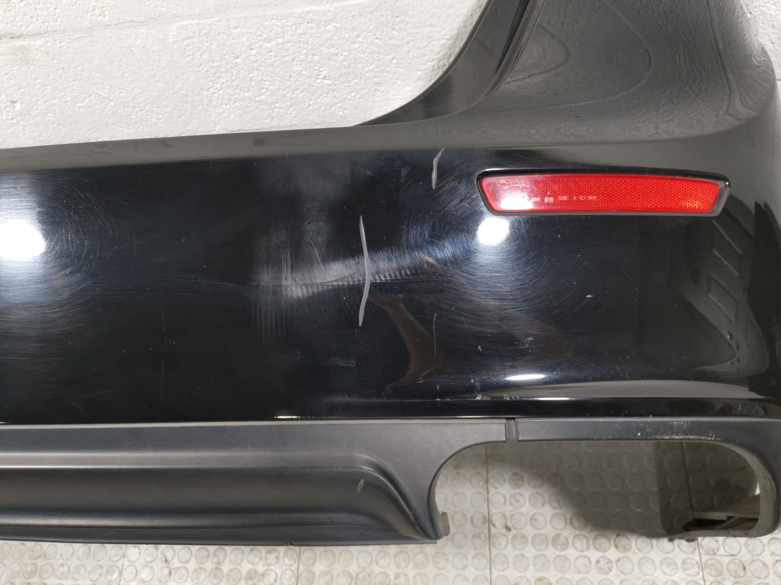 Maserati Ghibli RWD 2017 3.0 L Auto Rear Bumper Assembly Cover Black Color OEM