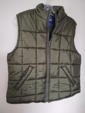 Nutshell Green Padded Crop Gilet Size 10-12