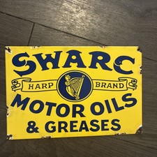 Vintage Style SWARC Enamel Advertising Sign 12 X8 Inches