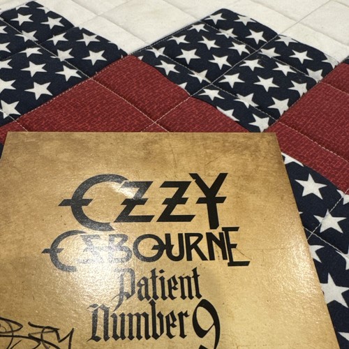 OZZY OSBOURNE SIGNED Patient Number 9 AUTOGRAPH CD INSERT NOT A VINYL ROCK MUSIC - Picture 4 of 15