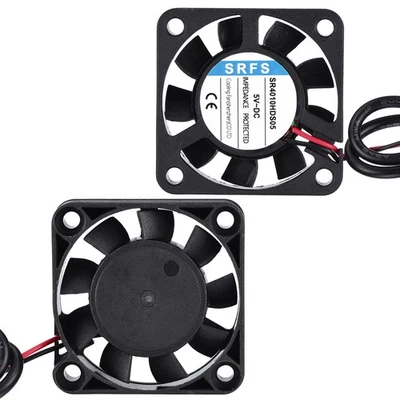 2 Pcs Ventilateur 5V sans balais roulement à billes USB pour SR4010HDS05 - Photo 1/4