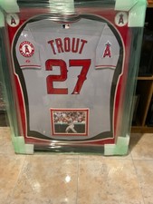 MIKE TROUT Signed Authentic Jersey FULL NAME SIGNATURE MLB Hologram