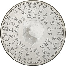 [#137117] Netherlands, Beatrix, 5 Euro, Kingdom Statute, 2004, Utrecht, Silver, 