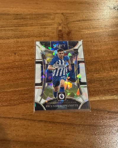 Facundo Buonanotte 2023-24 Panini Select EPL White Ice Prizm /85 NRMT+ Rookie RC