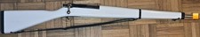 Unmarked Color Guard Marching Band WOODEN WOOD Rifle White/Black. 42 Inch.