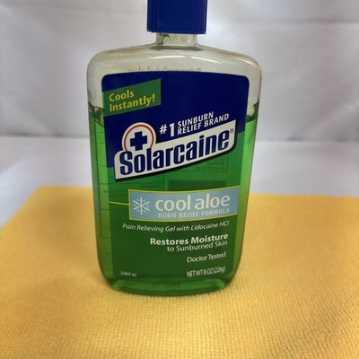 Solarcaine Cool Aloe Sunburn Relief Gel 8oz