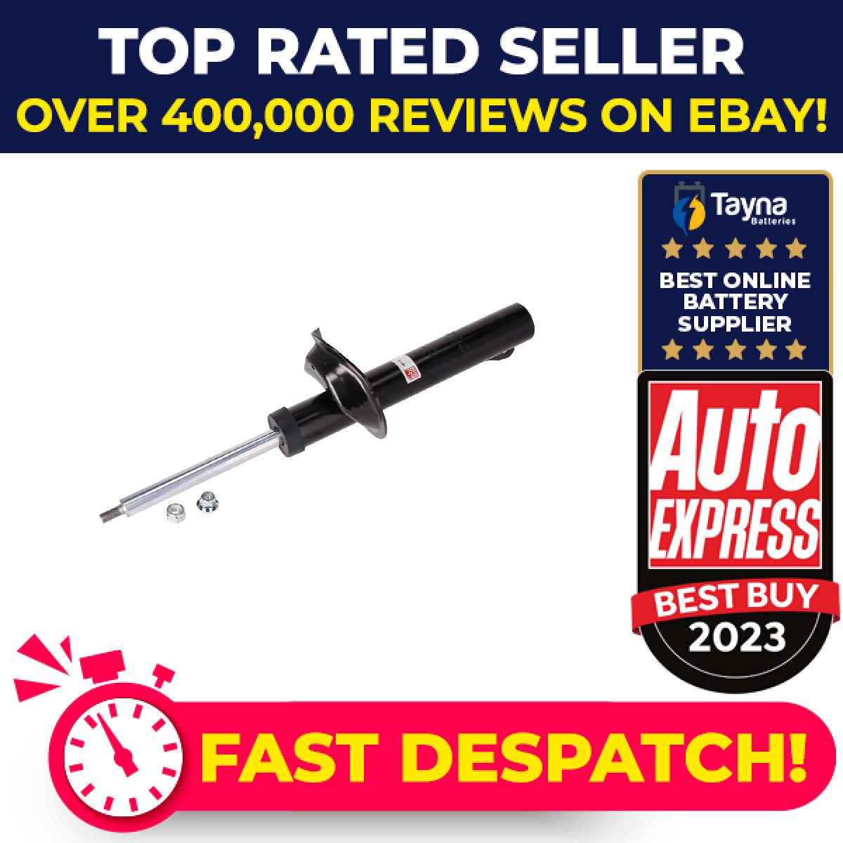 Shock Absorber (Single Handed) fits FORD TOURNEO CONNECT TDCi 1.8D Front Left