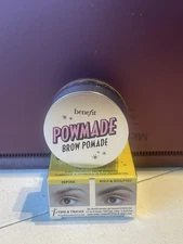 Benefit:0.17 oz. 4 Warm Deep Brown POWMADE Brow Pomade-Brand New