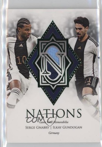 Futera 2023 Unique World Football Emeraude économies /15 Serge Gnabry Ilkay Gundogan #NH12