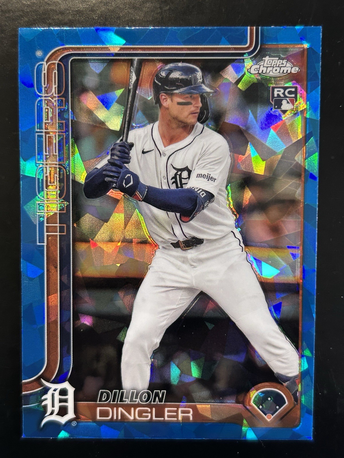 2025 Topps Chrome Sapphire Dillon Dingler  Detroit Tigers RC #274