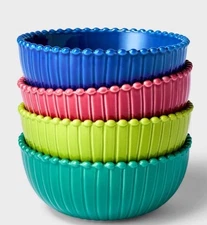 Target Tabitha Brown 4 Pc. Beaded Stoneware Appetizer Bowl Set New