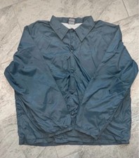 Vintage Y2K Blue Snap-Front Jacket / Windbreaker by Authentic Works - Size XL