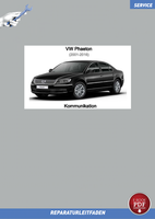 VW Phaeton 3D (01-16) Reparaturanleitung Kommunikation Radio Navi PDF