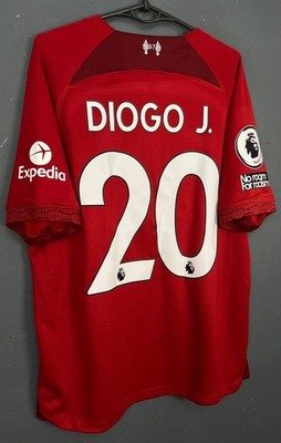 MEN'S FC LIVERPOOL 2022/2023 DIOGO JOTA #20 SOCCER FOOTBALL SHIRT