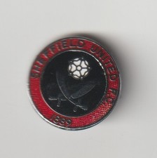 SHEFFIELD UNITED F.C. Old Vintage 80's Crested Enamel Badge