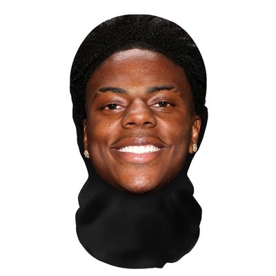 Realistische IShowSpeed 3DDruck Vollgesichtsmaske   Atmungsaktiv, leicht & be...