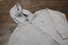Polo Ralph Lauren Hoodie Boys Large 14-16 Gray Full Zip Fleece Pony Logo