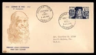 Mayfairstamps France FDC 1952 Leonard de Vinci 5th centenary First Day Cover cca