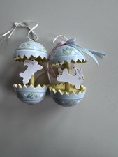 Easter Egg Carousel Ornaments 