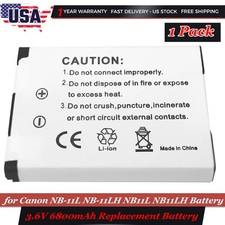 Replacement Camera Battery for Canon NB-11L NB-11LH Canon ELPH 180 ELPH 190 IS