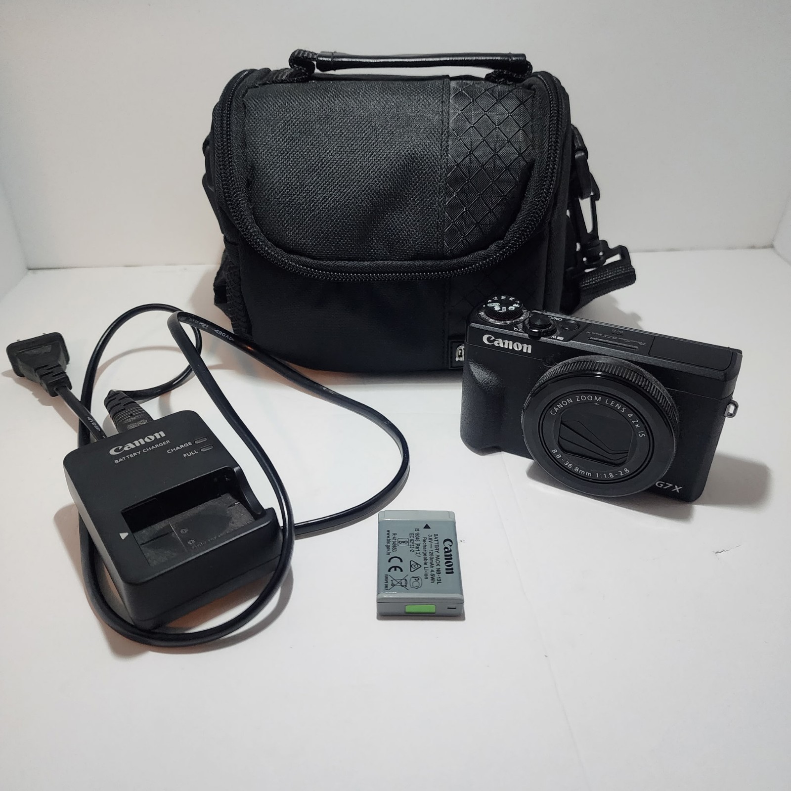 Canon PowerShot G7 X Mark III Compact Digital Camera Black Excellent Condition!