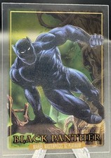 BLACK PANTHER 2024 SKYBOX MARVEL MASTERPIECES '92 PLATINUM CLEAR CUT #4