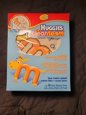 Huggies Cleanteam Disposable Mits
