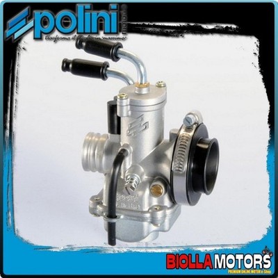 201.1902 CARBURETTOR POLINI CP 19 MBK BOOSTER 50 TRACK FILO CON FLANGIA E TUBO 9